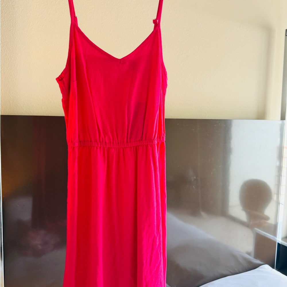 Vero Moda Vibrant Pink Backless Dress